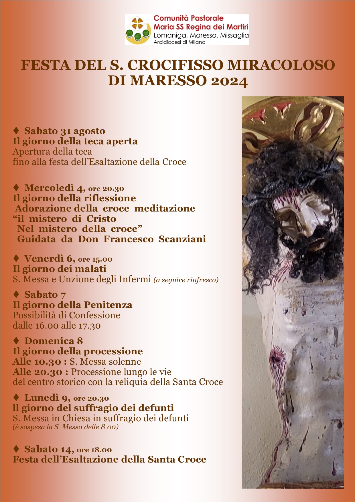 Festa del Crocifisso 2024