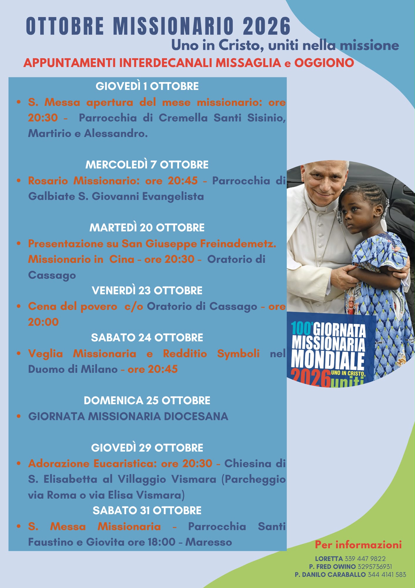 Ottobre missionario Ottobre missionario