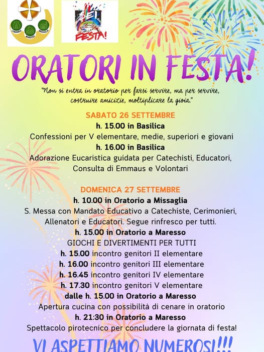 Oratori in Festa Oratori in Festa